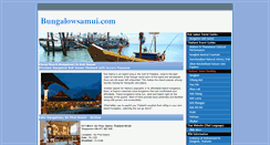 Desktop Screenshot of bungalowsamui.com