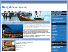 Tablet Screenshot of bungalowsamui.com